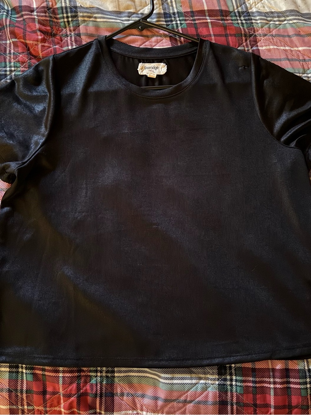 Porridge Women's Black Short Sleeve Tee